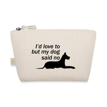 Hund Dog - Bio-Täschchen - Natur - Vorne