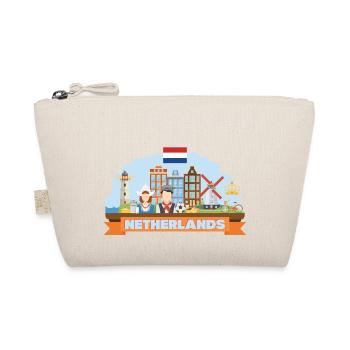 Netherlands travel flat composition - Organic Pouch - nature - Front