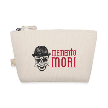 Memento mori / Latin quotation - Organic Pouch - nature - Front