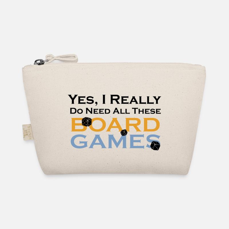 boardgame chess backgammon game night Bio-Täschchen