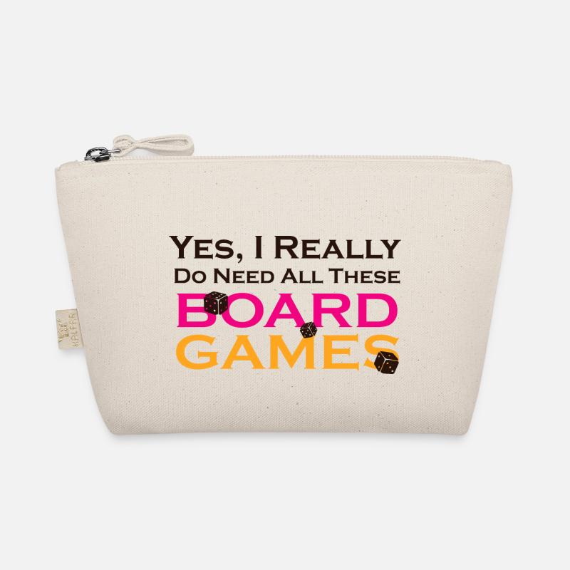 boardgame chess backgammon game night Bio-Täschchen