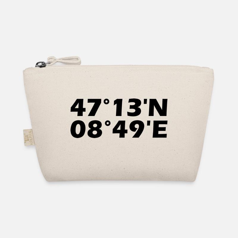 Rapperswil-Jona Coordinates Organic Pouch