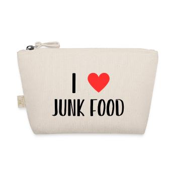 Ich liebe Junk Food - Bio-Täschchen - Natur - Vorne