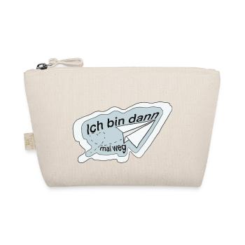 Ich bin dann mal weg - Bio-Täschchen - Natur - Vorne