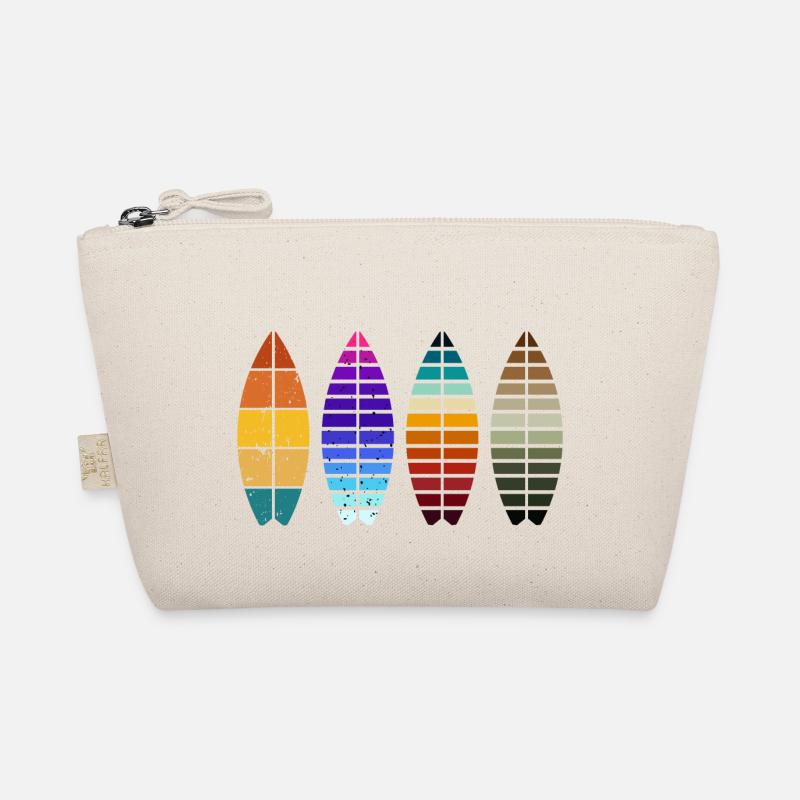 Surf surfer gift Vintage Organic Pouch