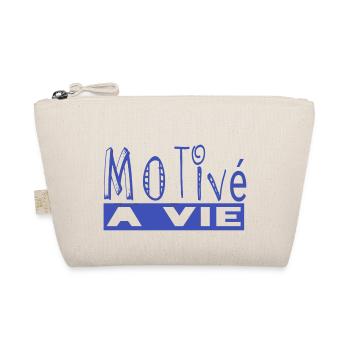 Motivated for life - Organic Pouch - nature - Front