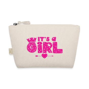 It´s a girl - Bio-Täschchen - Natur - Vorne