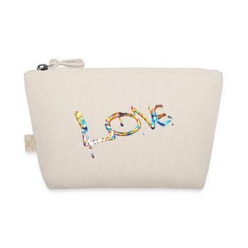 Graffiti style Splash hip hop colors painter love - Organic Pouch - nature - Front
