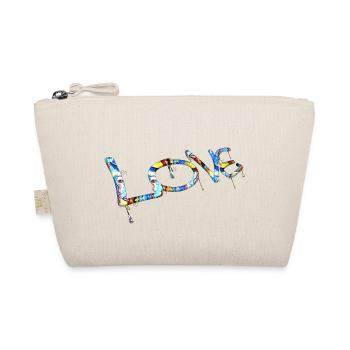 Graffiti style Splash hip hop colors painter love - Organic Pouch - nature - Front