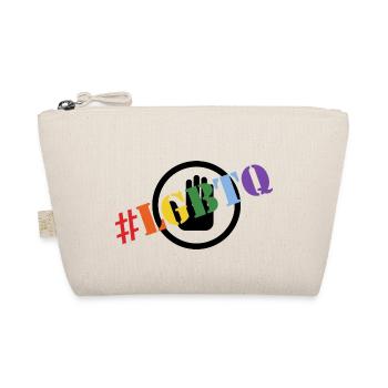 # LGBTQ Is Love Stop Envy Right For All - Organic Pouch - nature - Front