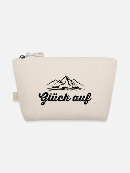 Glück auf Erzgebirge Heimat - Bio-Täschchen - Natur