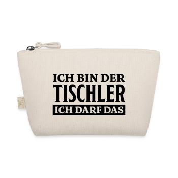 Tischler Spruch Beruf Lustiges Tischler Geschenk - Bio-Täschchen - Natur - Vorne