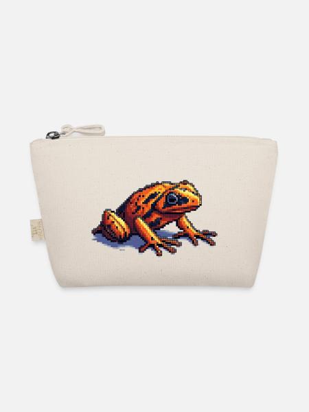 Poison dart frog dans des graphismes rétro pixel cool - Trousse biologique - nature - Devant