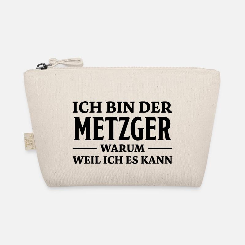 Metzger Spruch Fleischer Lustiges Metzger Geschenk - Bio-Täschchen - Natur