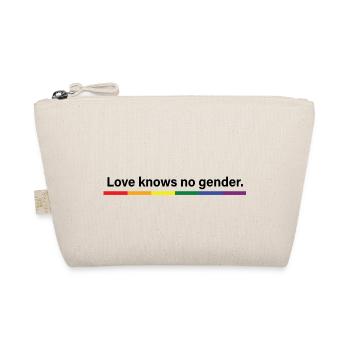 Love knows no gender - Organic Pouch - nature - Front