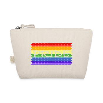 Pride | Wall, Brick, Gay, Gay - Organic Pouch - nature - Front