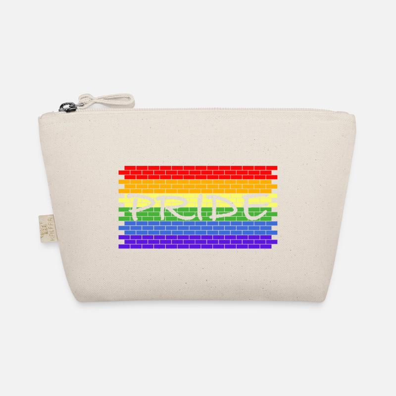 Pride | Wall, Brick, Gay, Gay Organic Pouch