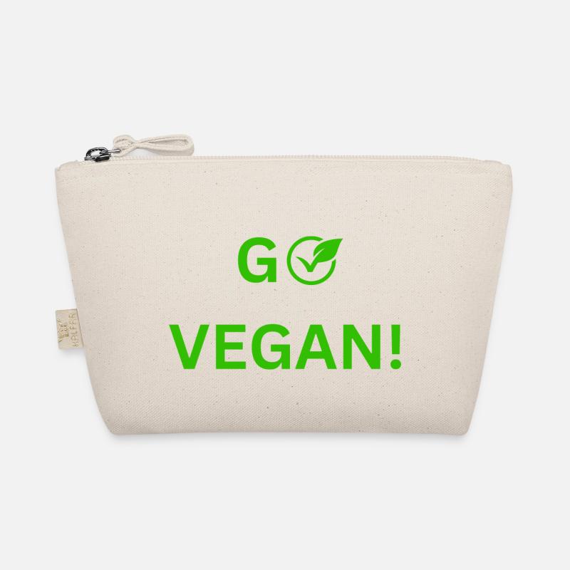 Veganer Stil mit Herz: Einzigartiges Design Bio-Täschchen
