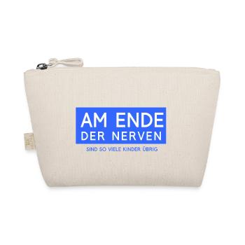 Am Ende der Nerven..... - Bio-Täschchen - Natur - Vorne