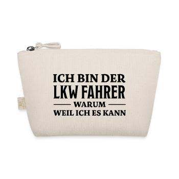 LKW Fahrer Spruch Job Lustiges LKW Fahrer Geschenk - Bio-Täschchen - Natur - Vorne