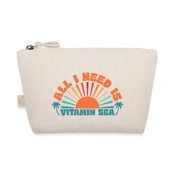 All I Need is Vitamin Sea, Summer, Sun, Beach - Organic Pouch - nature - Front