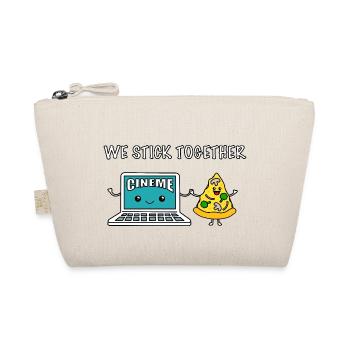 We Stick Together - Pizza and Streaming - Organic Pouch - nature - Front