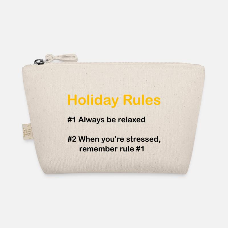 Holiday Rules Bio-Täschchen