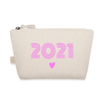 Born in 2021 daughter - Organic Pouch - nature - Front