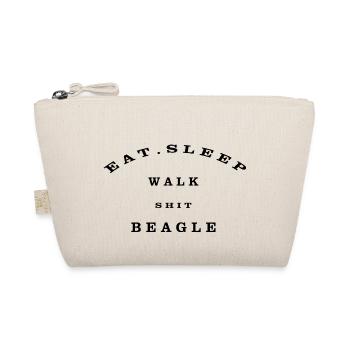 Eat, Sleep, Walk, Shit, Beagle - Organic Pouch - nature - Front