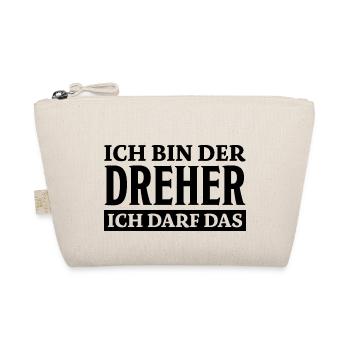 Dreher Spruch Drehmaschinen Lustig Dreher Geschenk - Bio-Täschchen - Natur - Vorne