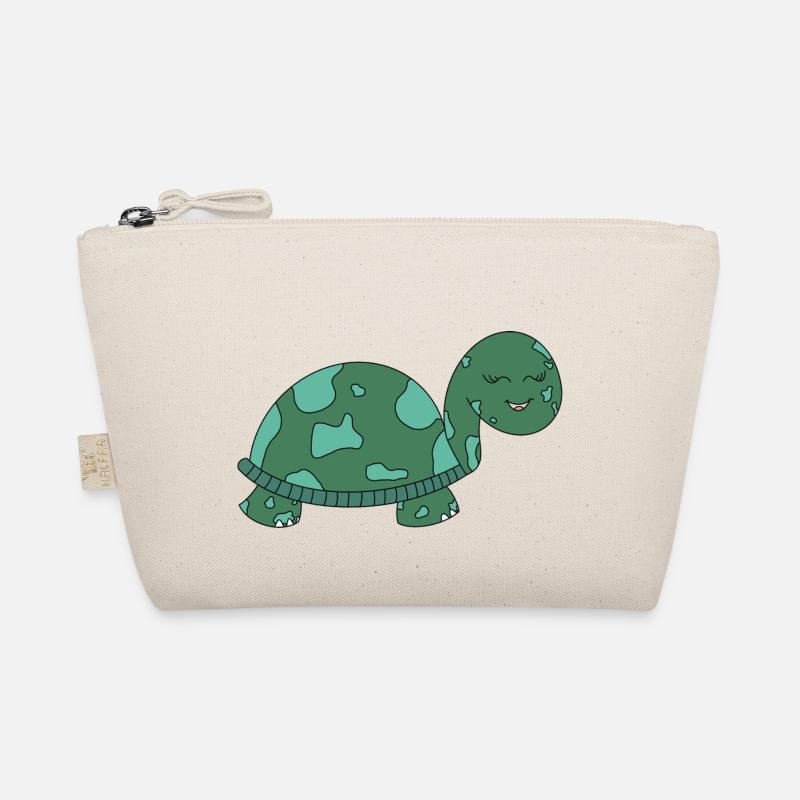 Schildkröte - Bio-Täschchen - Natur