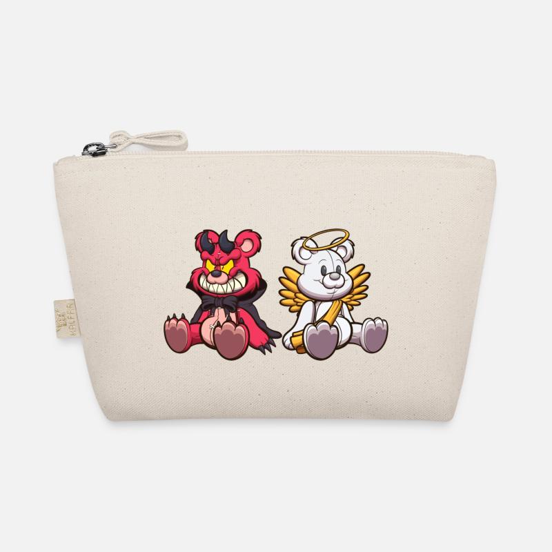 Devil et ange Teddy Bear Trousse biologique