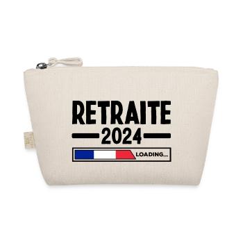 Retraite 2024 Loading Idée Cadeau Retrait Français - Trousse biologique - nature - Devant