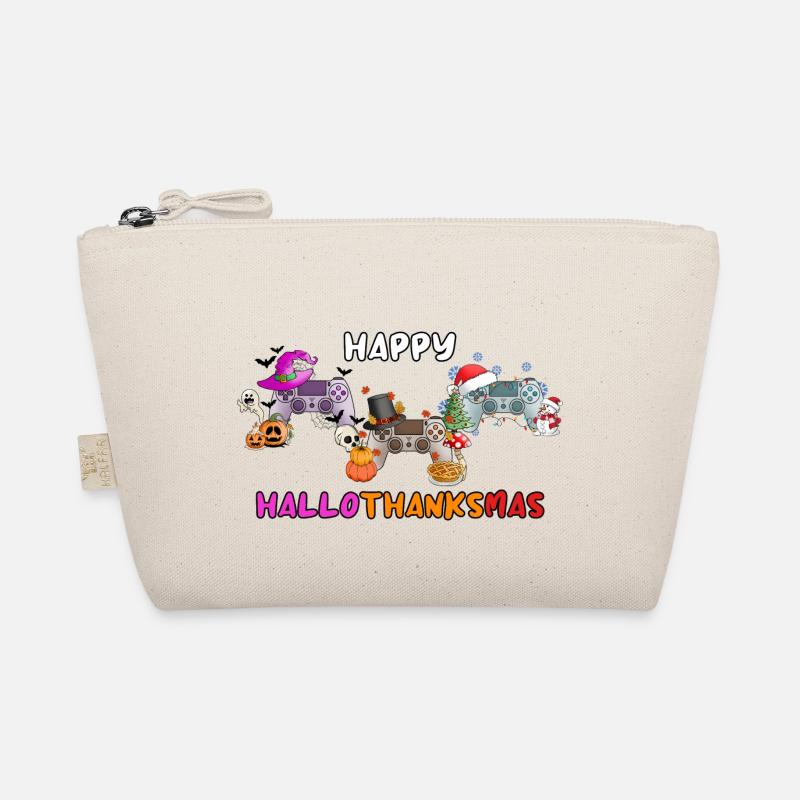 Happy Hallothankmas Game Controller Organic Pouch