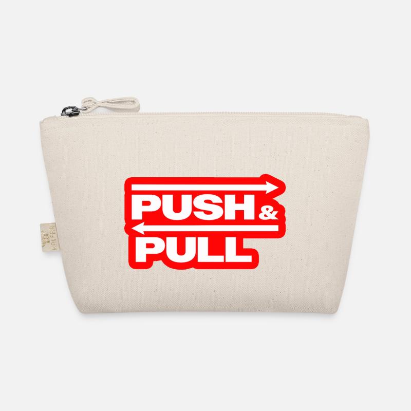 Push and Pull Red Bio-Täschchen