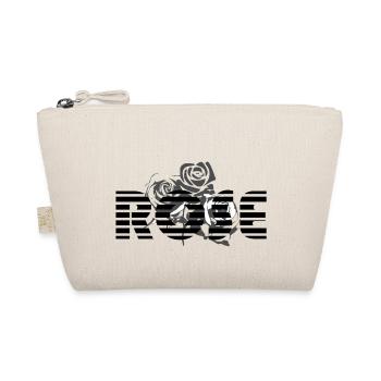 Rose typographie noir étymologie d'origine Latine - Trousse biologique - nature - Devant