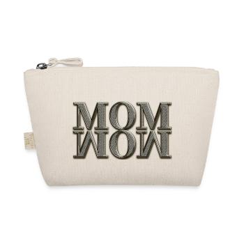 Mama Mama Wow Muttertag Lustig Niedlich Familie Mutter - Bio-Täschchen - Natur - Vorne