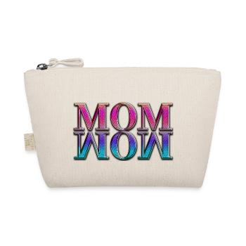 Mama Mama Wow Muttertag Lustig Niedlich Familie Mutter - Bio-Täschchen - Natur - Vorne