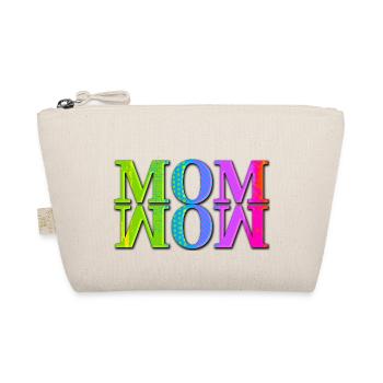 Mama Mama Wow Muttertag Lustig Niedlich Familie Mutter - Bio-Täschchen - Natur - Vorne