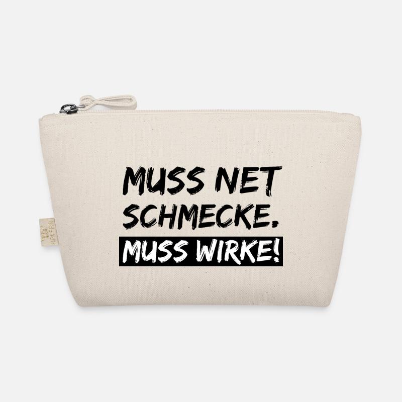 muss net schmecke - Bio-Täschchen - Natur
