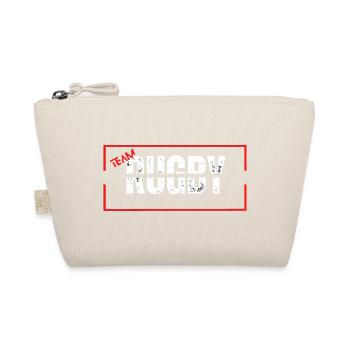 Team rugby red - Organic Pouch - nature - Front