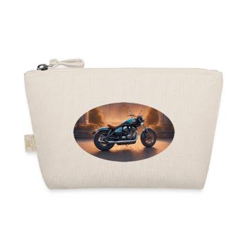 Custom Cruiser Motorcycle - Organic Pouch - nature - Front
