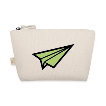 Paper Airplane 02 - Organic Pouch - nature - Front