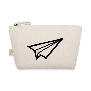Paper Airplane 01 - Organic Pouch - nature - Front