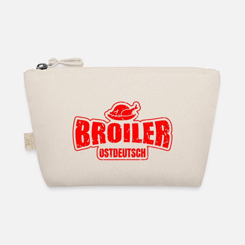 Broiler Ostdeutsch - Designfarbe frei wählbar! - Bio-Täschchen - Natur