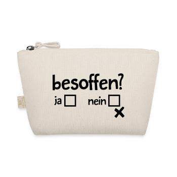Bier Gerstensaft Alkohol Party - Bio-Täschchen - Natur - Vorne