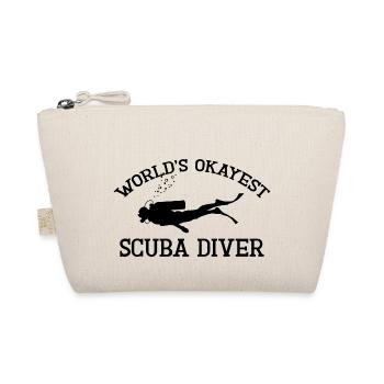 World's Okayest Scuba Diver. Funny Scuba Diver. - Organic Pouch - nature - Front
