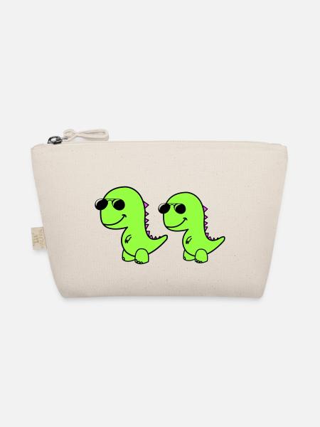 cool dinos - Bio-Täschchen - Natur - Vorne