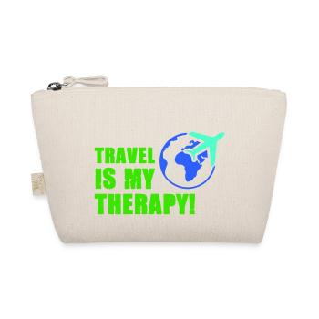 Le voyage est ma thérapie - Trousse biologique - nature - Devant