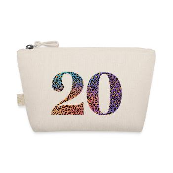 20th Anniversary Leopard - Organic Pouch - nature - Front